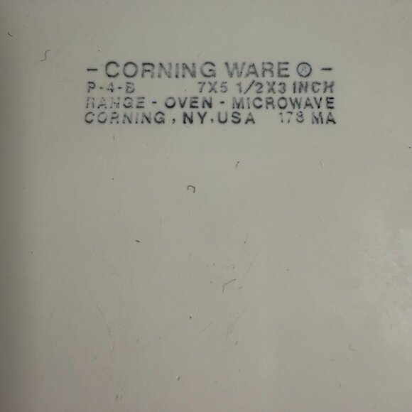 Vintage Corning Ware Spice of Life Le Persil La Sauge Dish 7" x 5.5"x 3" P-4-B - Picture 5 of 5